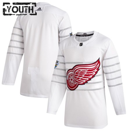 Detroit Red Wings Blank Wit Adidas 2020 NHL All-Star Authentic Shirt - Kinderen